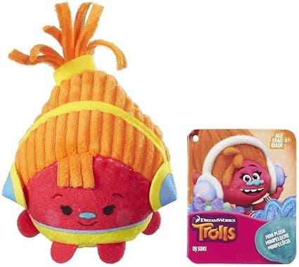 Плюшена мини фигура Hasbro Trolls DJ Suki B9913