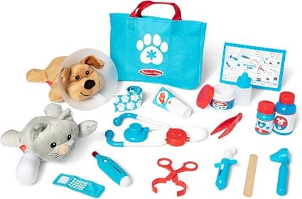 Ветеринарен комплект Melissa and Doug Изследване и лечение 18520