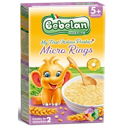 Бебешка паста Bebelan Микро Кръгчета 5+ м 350гр.