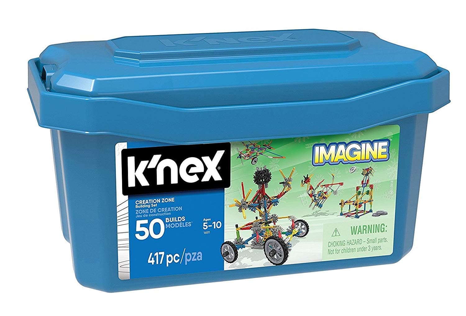 Образователна играчка конструктор - KNex Creation Zone 50 Model Building Set (шарен)