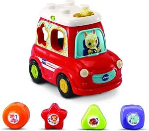 Кола Vtech Sort & Discover с фигури за сортиране