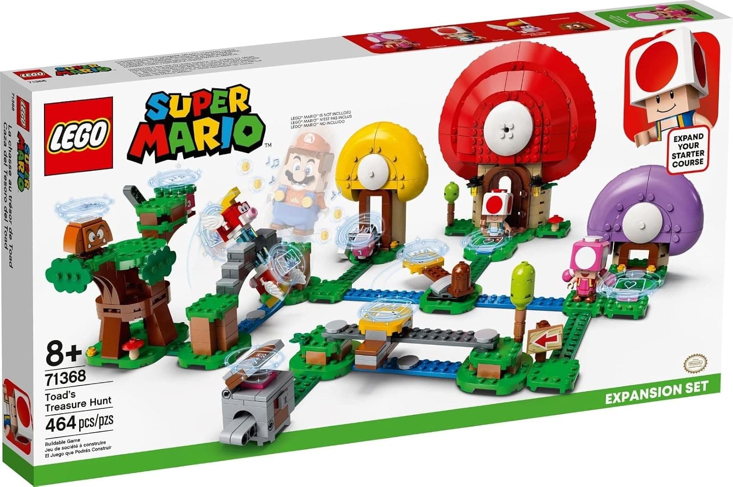 Конструктор LEGO Super Mario Комплект разширение Toad’s Treasure Hunt 71368