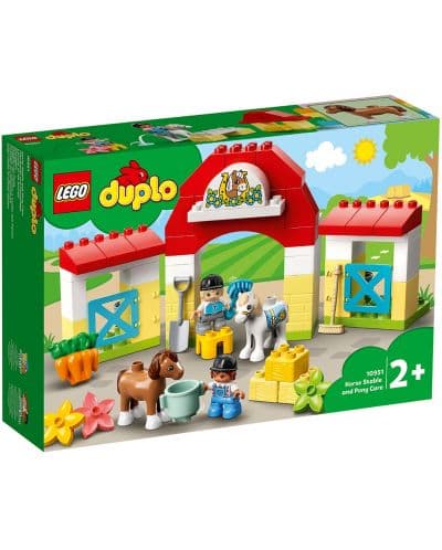 Конструктор LEGO DUPLO Town Конюшня и грижи за понита 10951