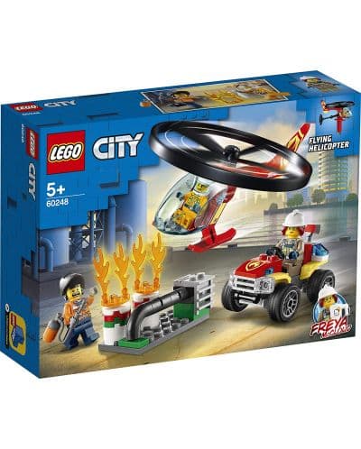 Конструктор LEGO City Реакция с пожарен хеликоптер 60248