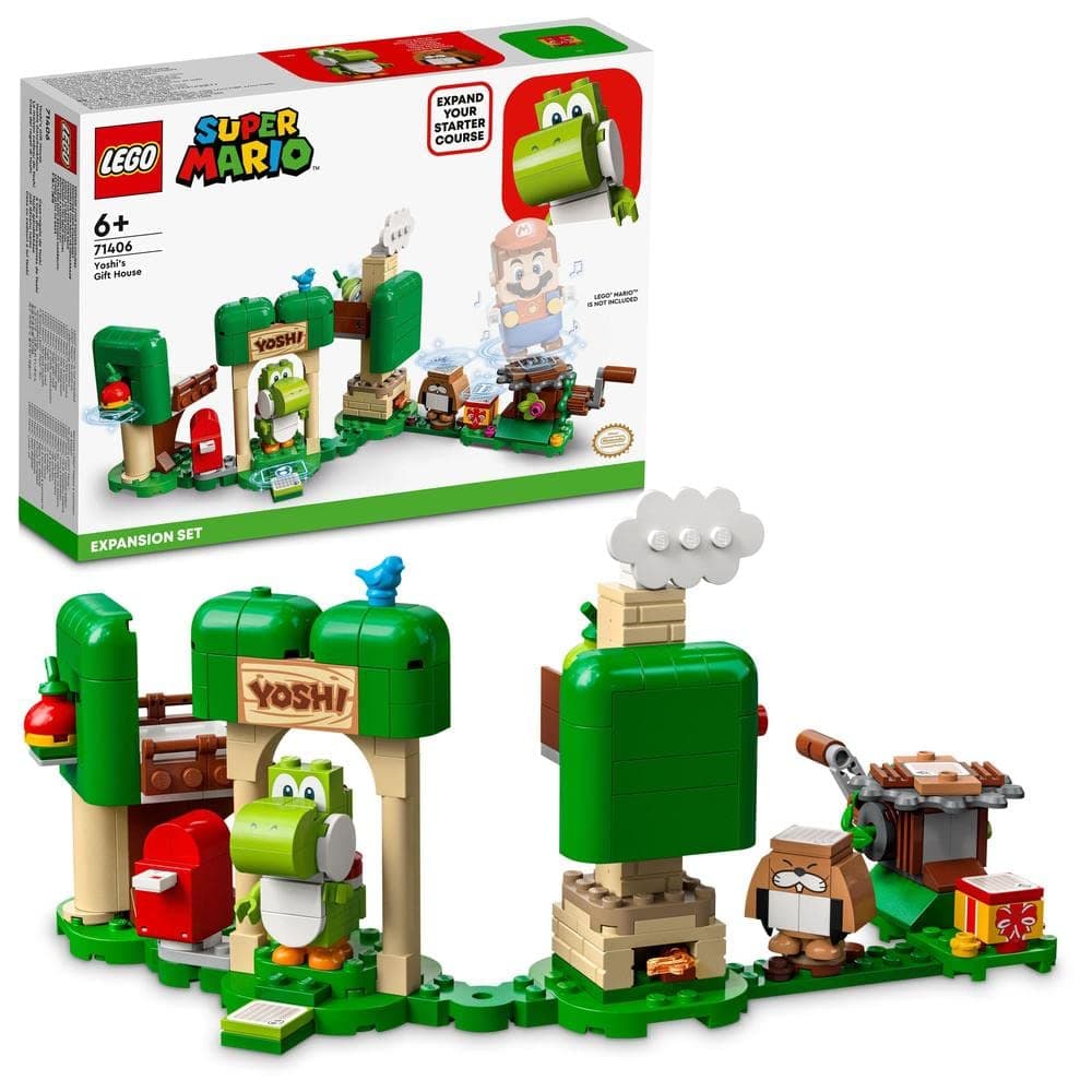 Конструктор LEGO Super Mario Комплект с допълнения Къщата за подаръци на Йоши 71406