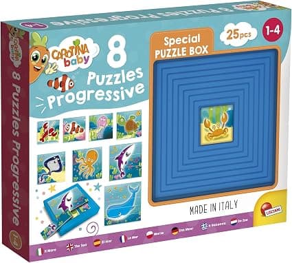 Прогресивни бебешки пъзели Lisciani Carotina Baby Море х9