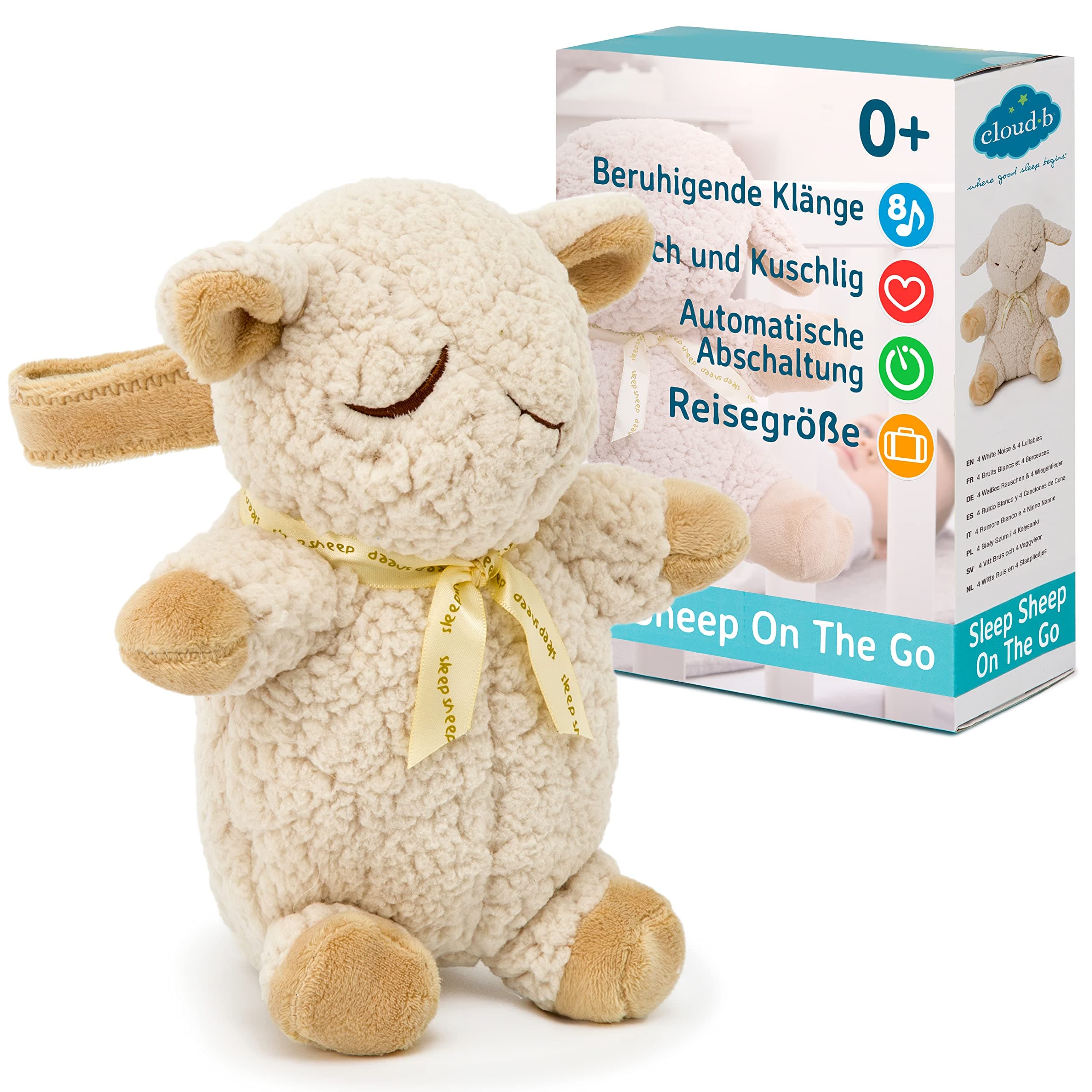 Музикална плюшена играчка Cloud B Sleep Sheep On The Go