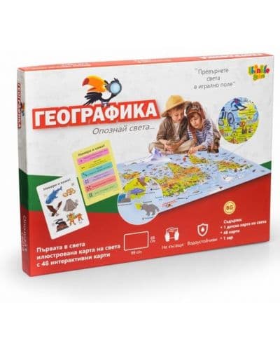 Детска игра Thinkle Stars Географика, Опознай света 4359