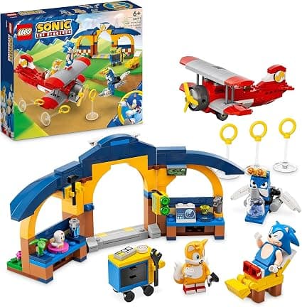 Конструктор LEGO Sonic the Hedgehog Работилница на Тейлс и самолет Торнадо, 76991