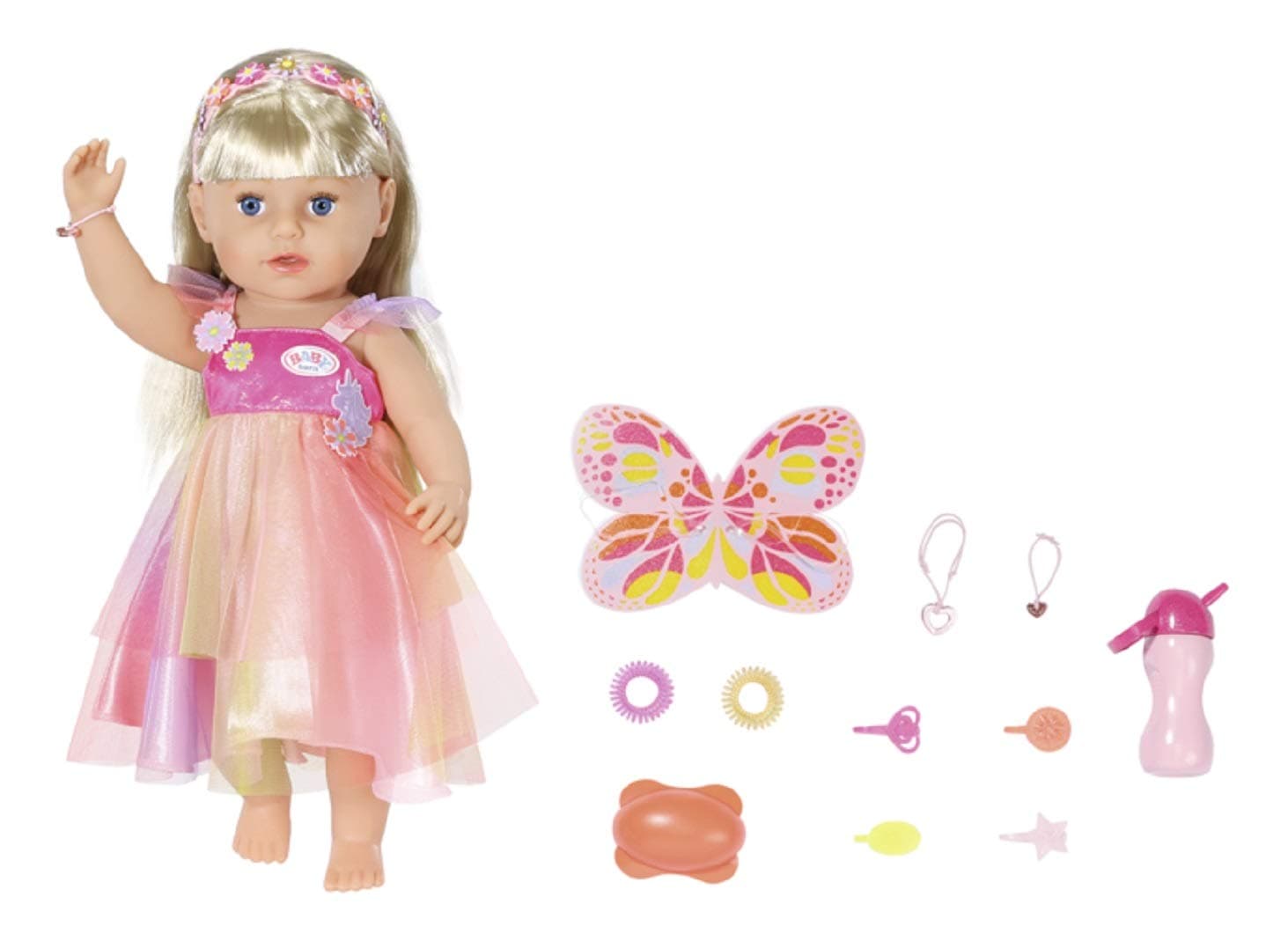 Интерактивна кукла бебе Zapf Creation Baby Born Soft Touch Unicorn Sister, 43 см.