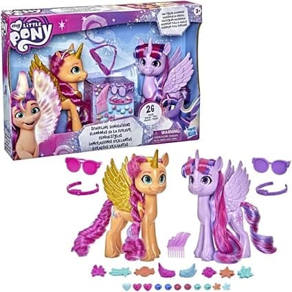 Игрален комплект Hasbro My Little Pony Sparkling Generations, с 24 аксесоара