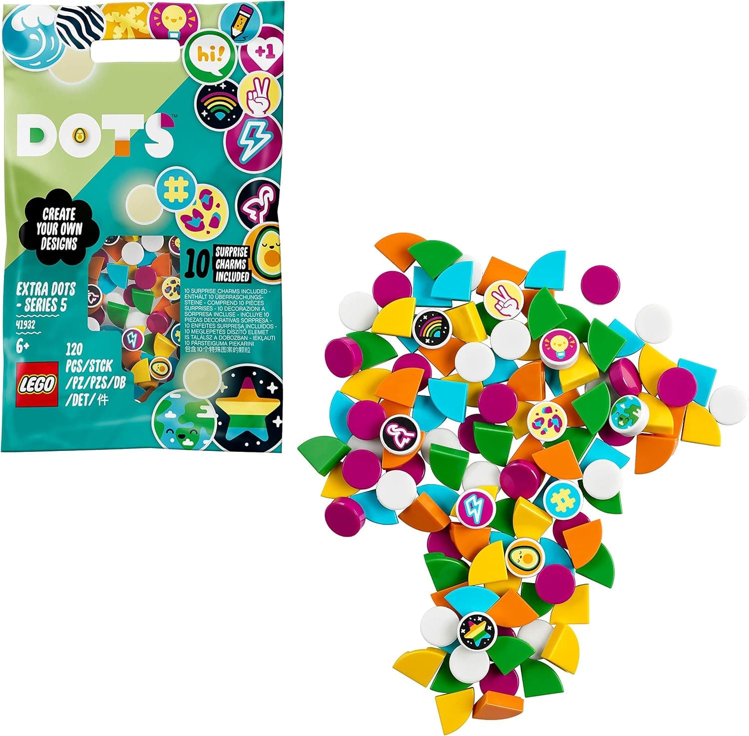 Аксесоари за гривна LEGO Dots Series 5, 41932
