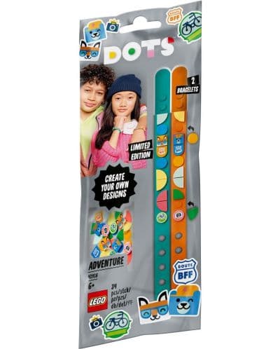 Комплект гривни LEGO Dots Adventure, 2 бр. 42918