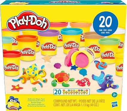 Комплект моделини Hasbro Play-Doh Multicolor Magic Pack, 20 цвята