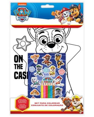 Комплект за оцветяване Kids Licensing Paw Patrol със стикери