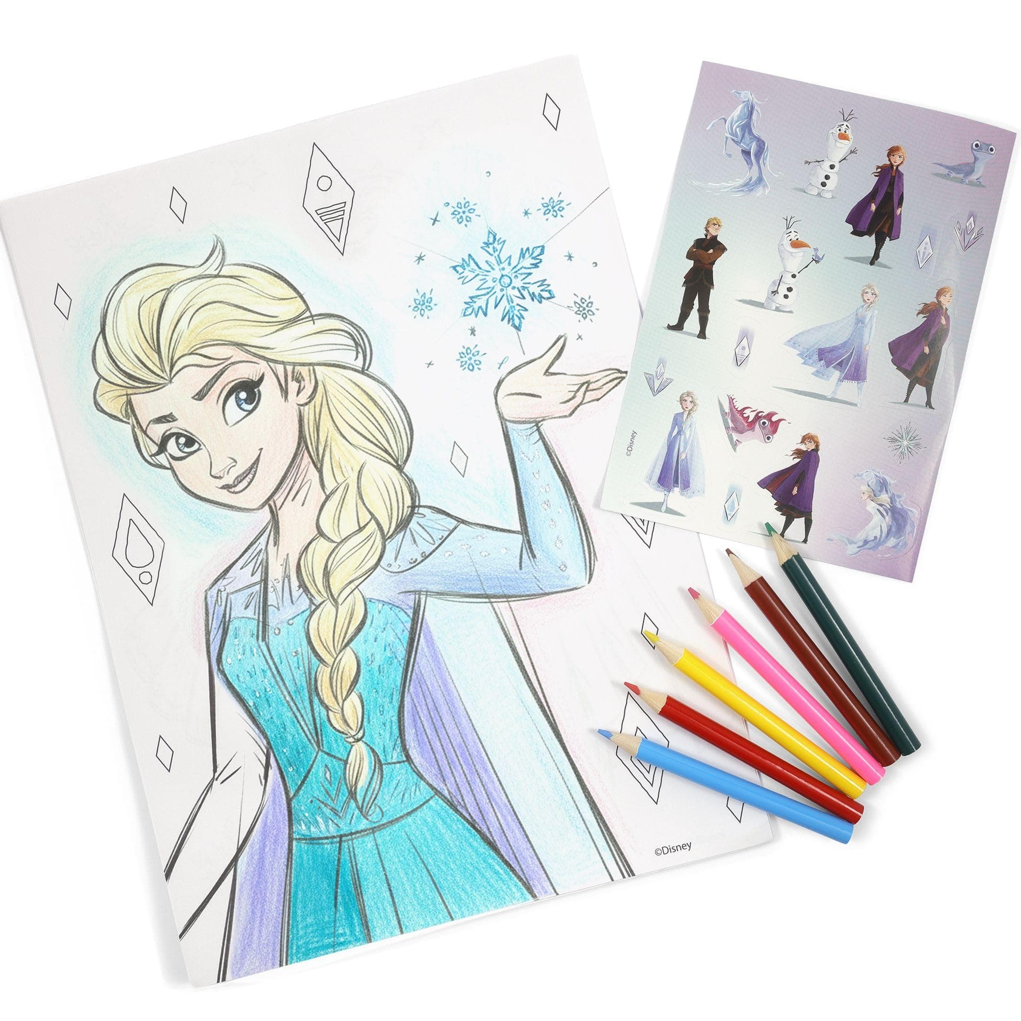 Комплект за оцветяване Kids Licensing Frozen със стикери