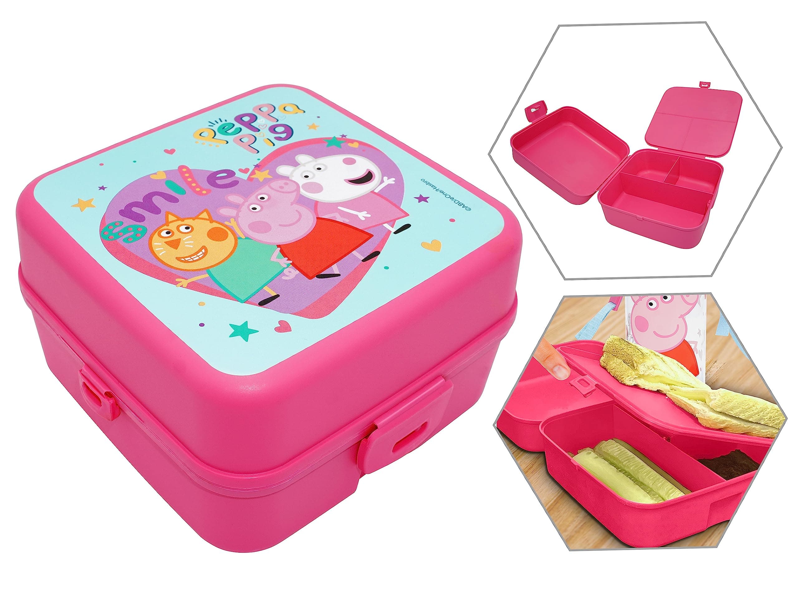 Детска кутия за храна Kids Licensing Peppa Pig с отделения