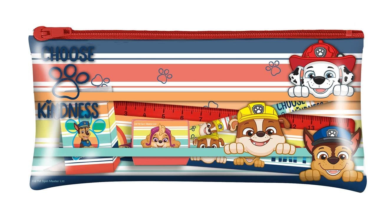 Несесер за училище Kids Licensing Paw Patrol с ученически пособия 5 части