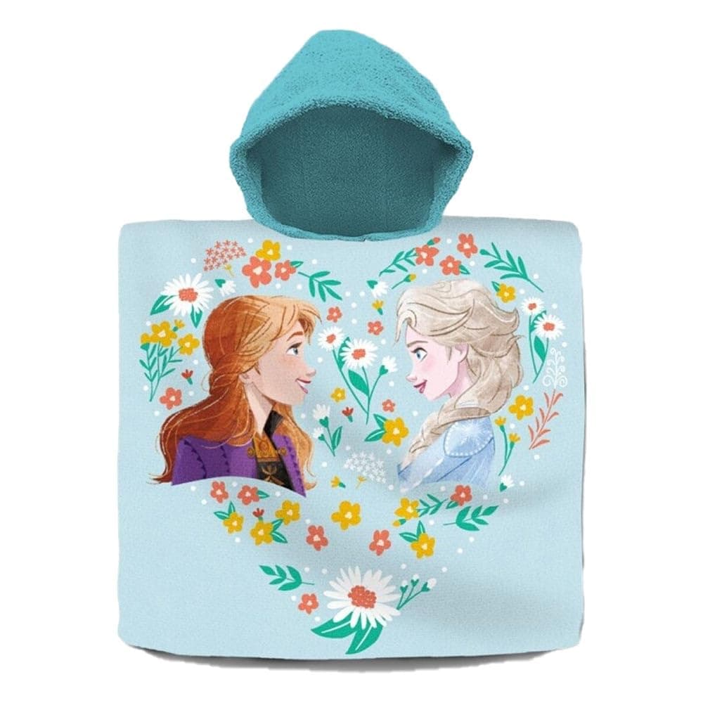 Детско пончо за плаж и баня Kids Licensing Frozen 60x120 см.