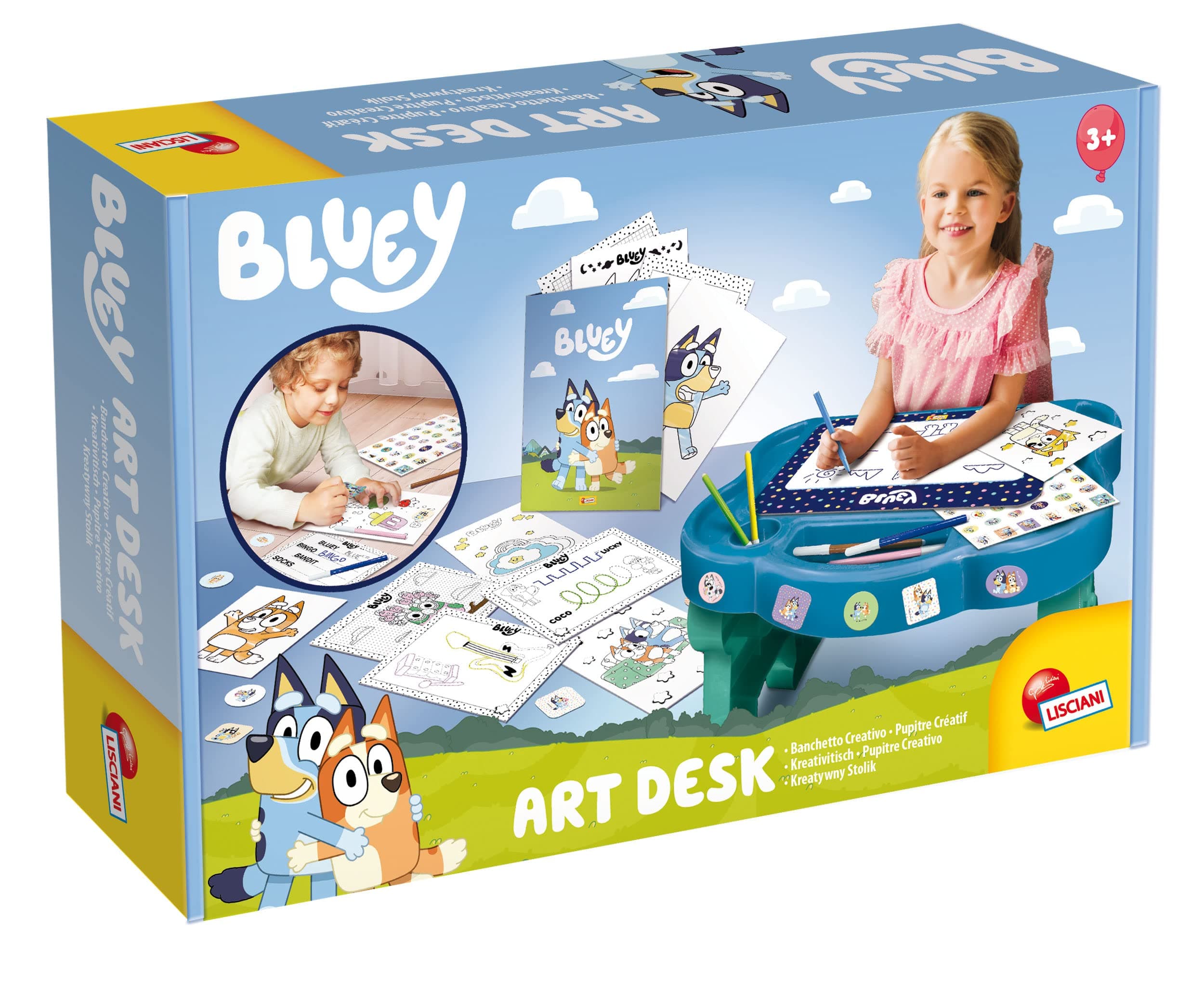Детско бюро Lisciani Bluey Art desk 99399