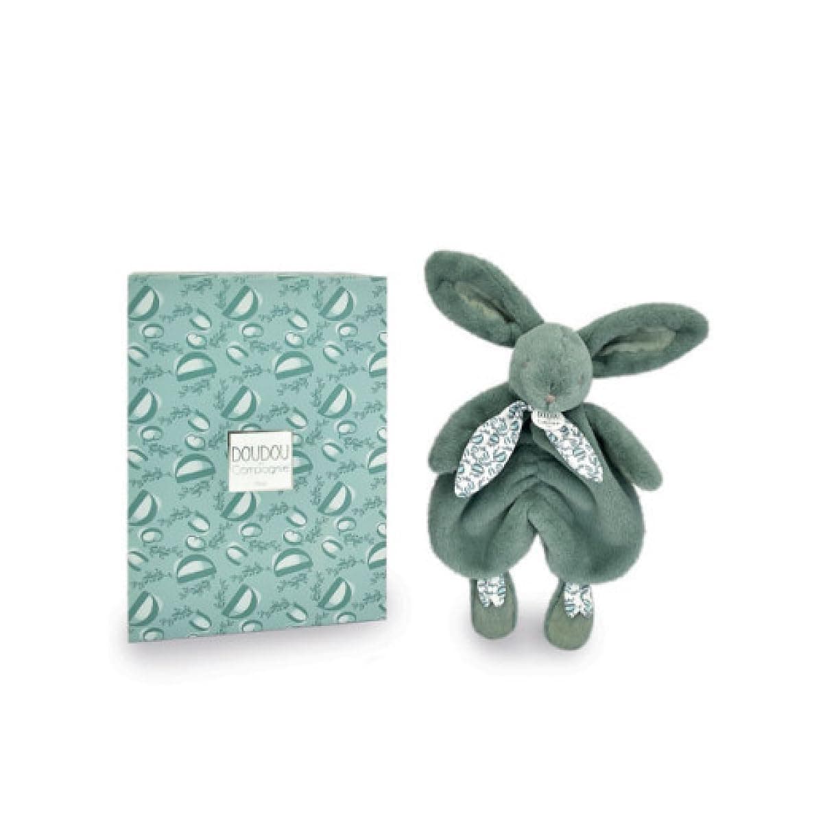 Плюшена играчка за гушкане Doudou Vert Sauge заек 29 см, DC4149