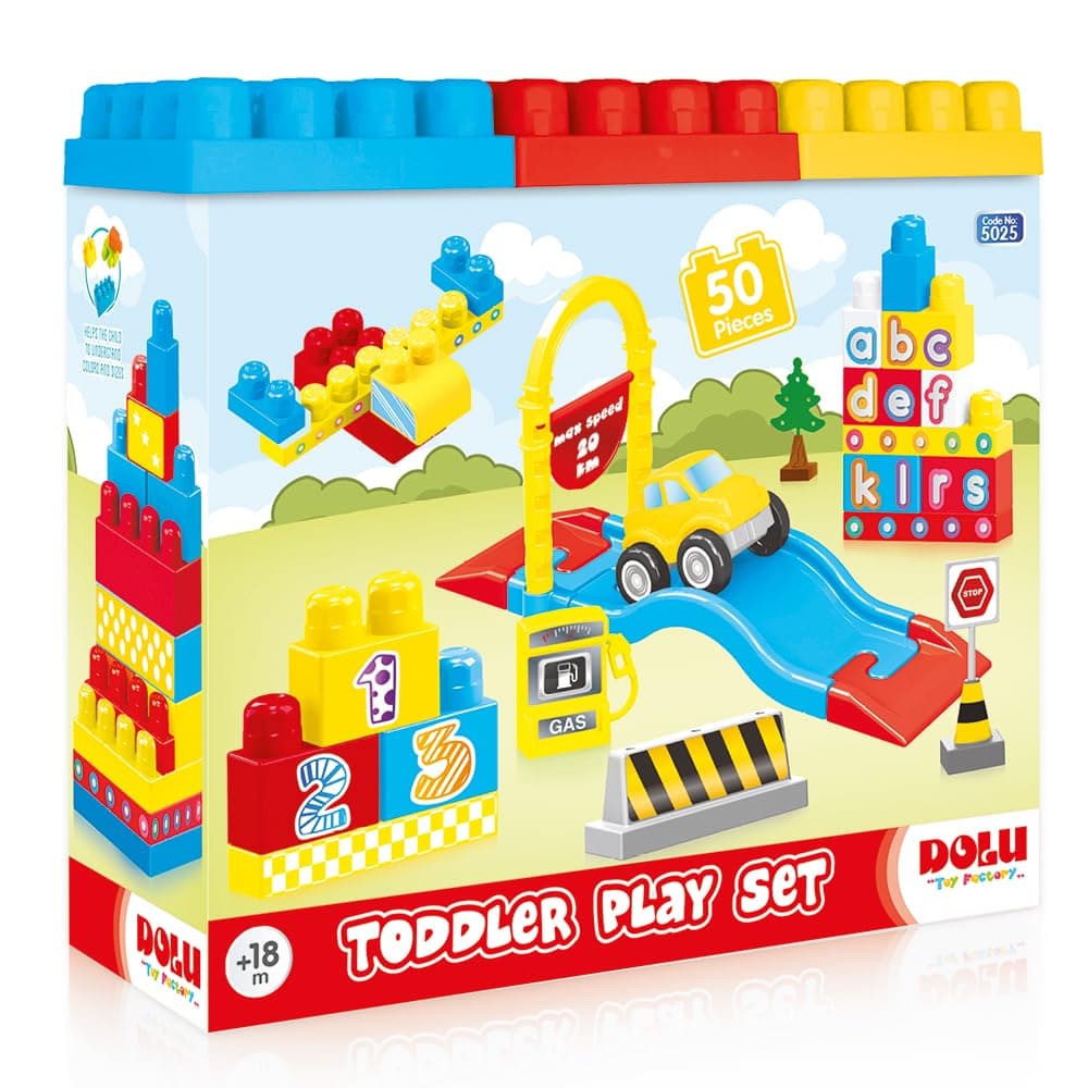 Конструктор DOLU Toddler play set, 50ч. в кутия, 5025