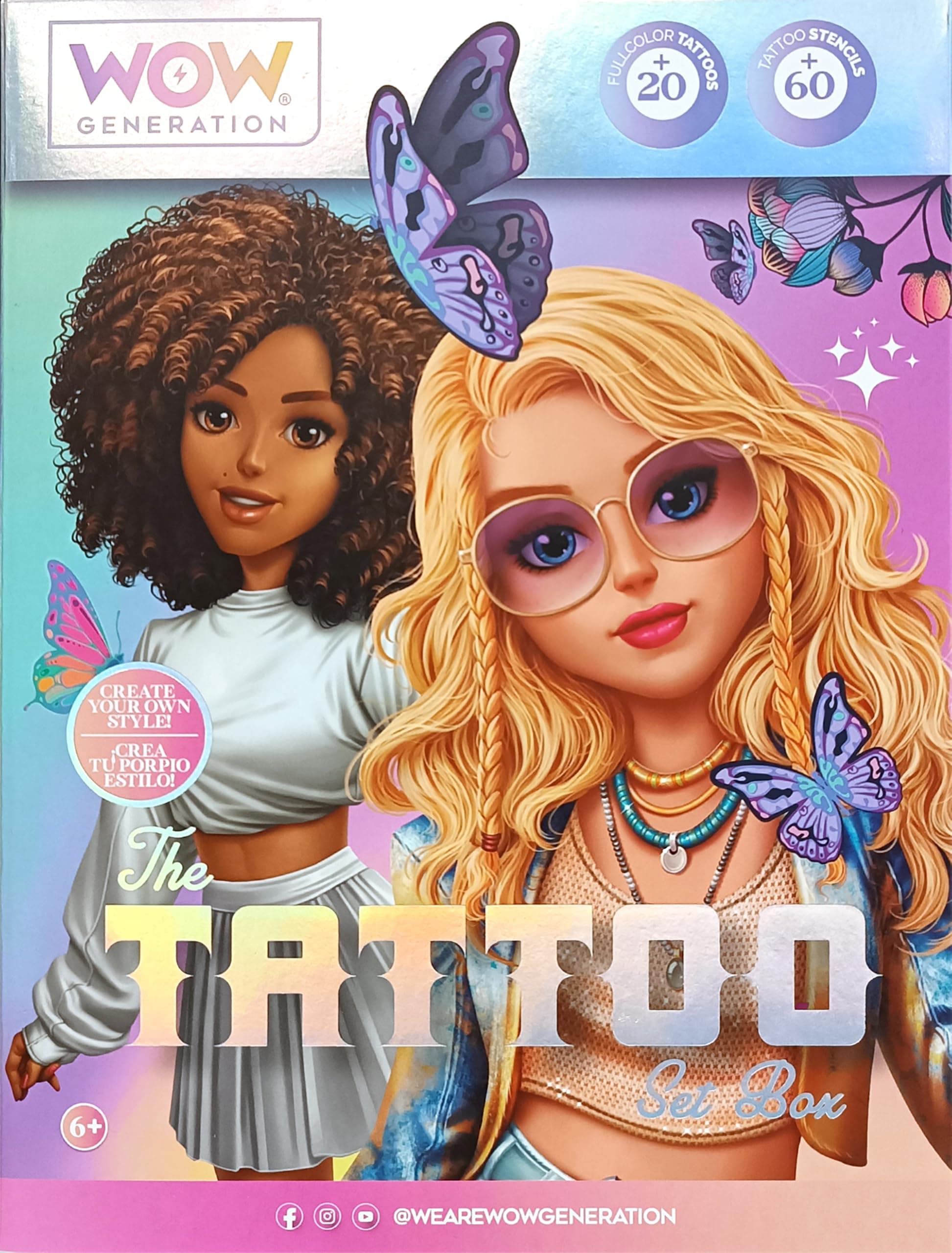 Комплект детски татуировки Kids Licensing WOW Generation Tatoo