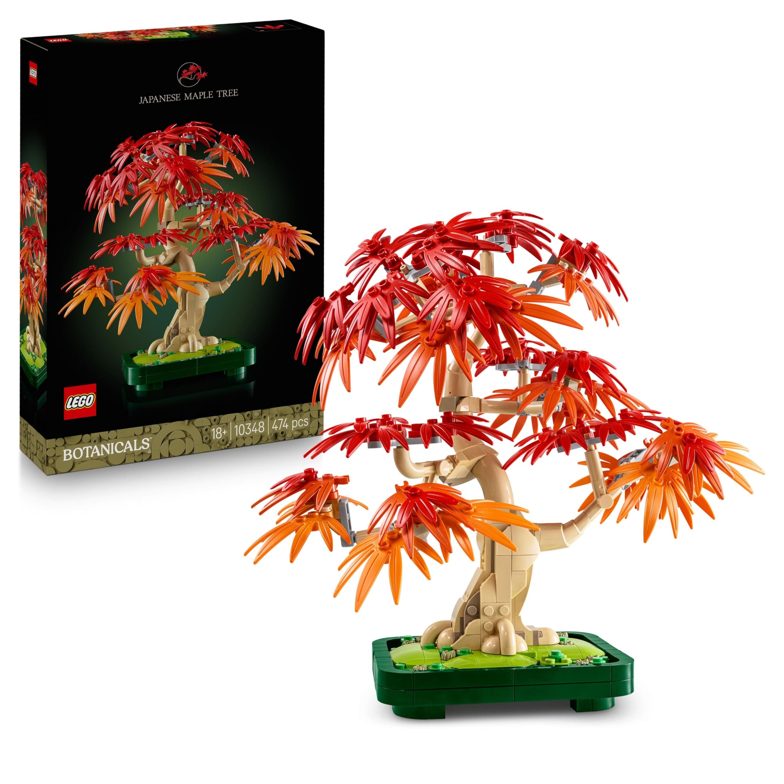 Конструктор LEGO Botanicals Бонзай Червен японски клен, 10348
