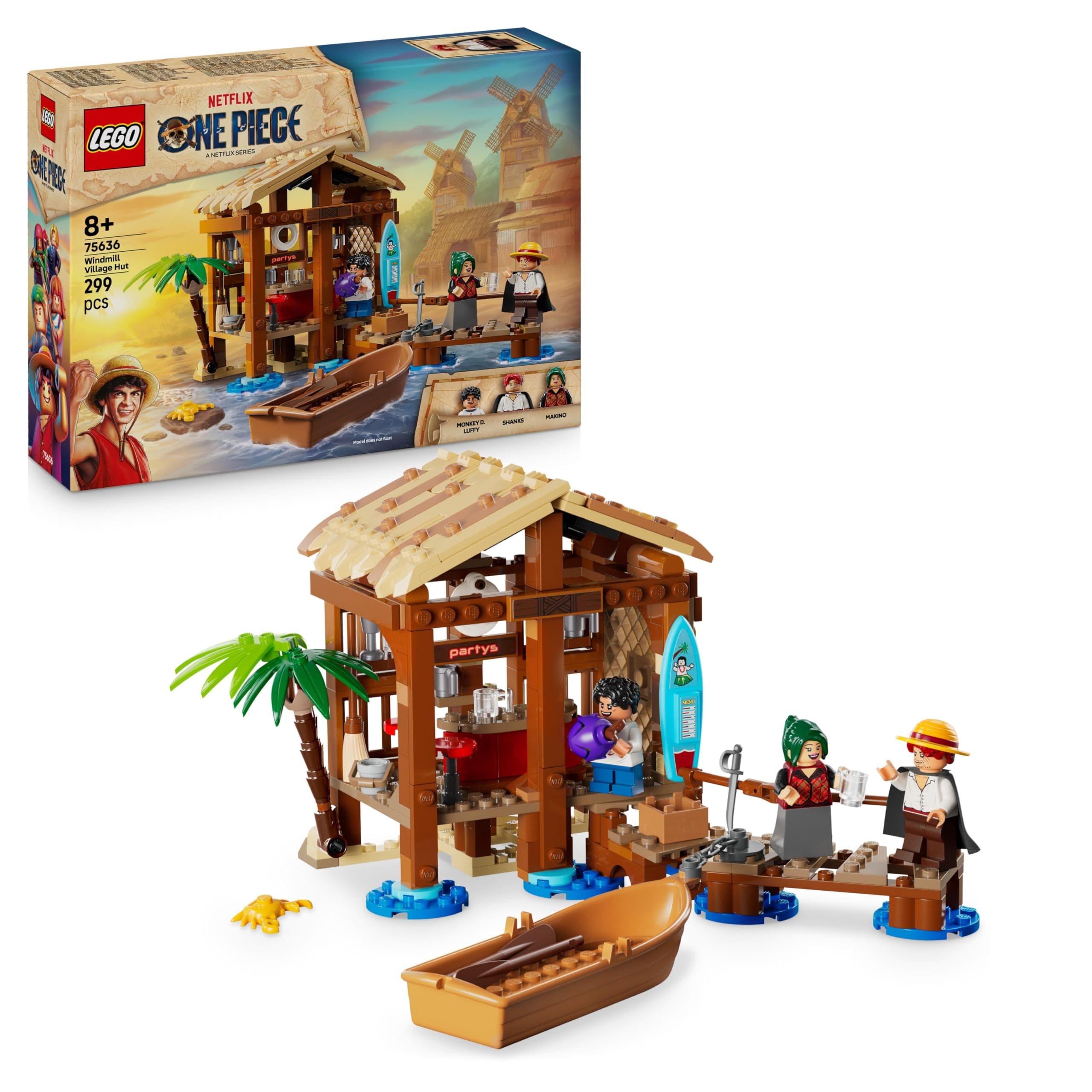 Конструктор LEGO One Piece Колиба в Windmill Village, 75636
