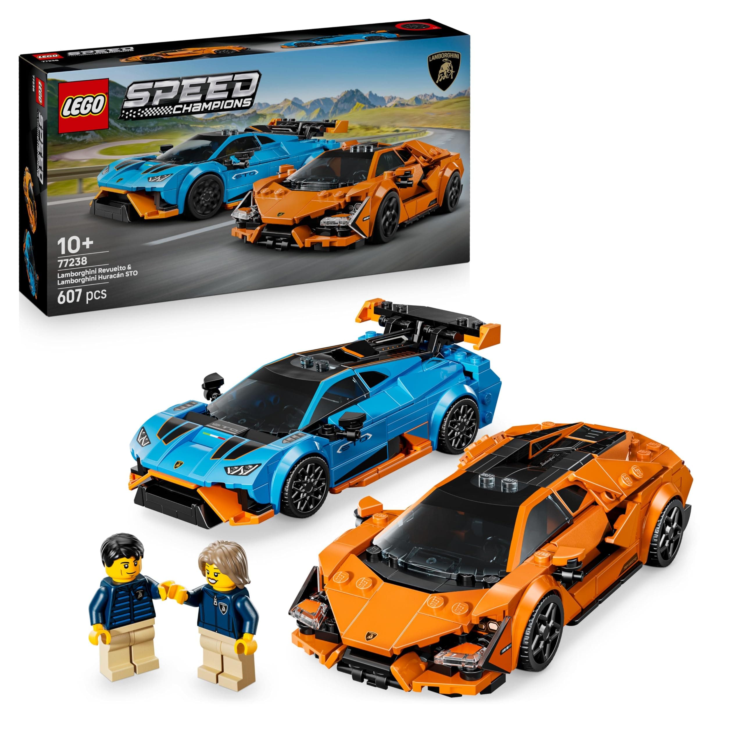 Конструктор LEGO Lamborghini Revuelto и Huracan STO, 77238