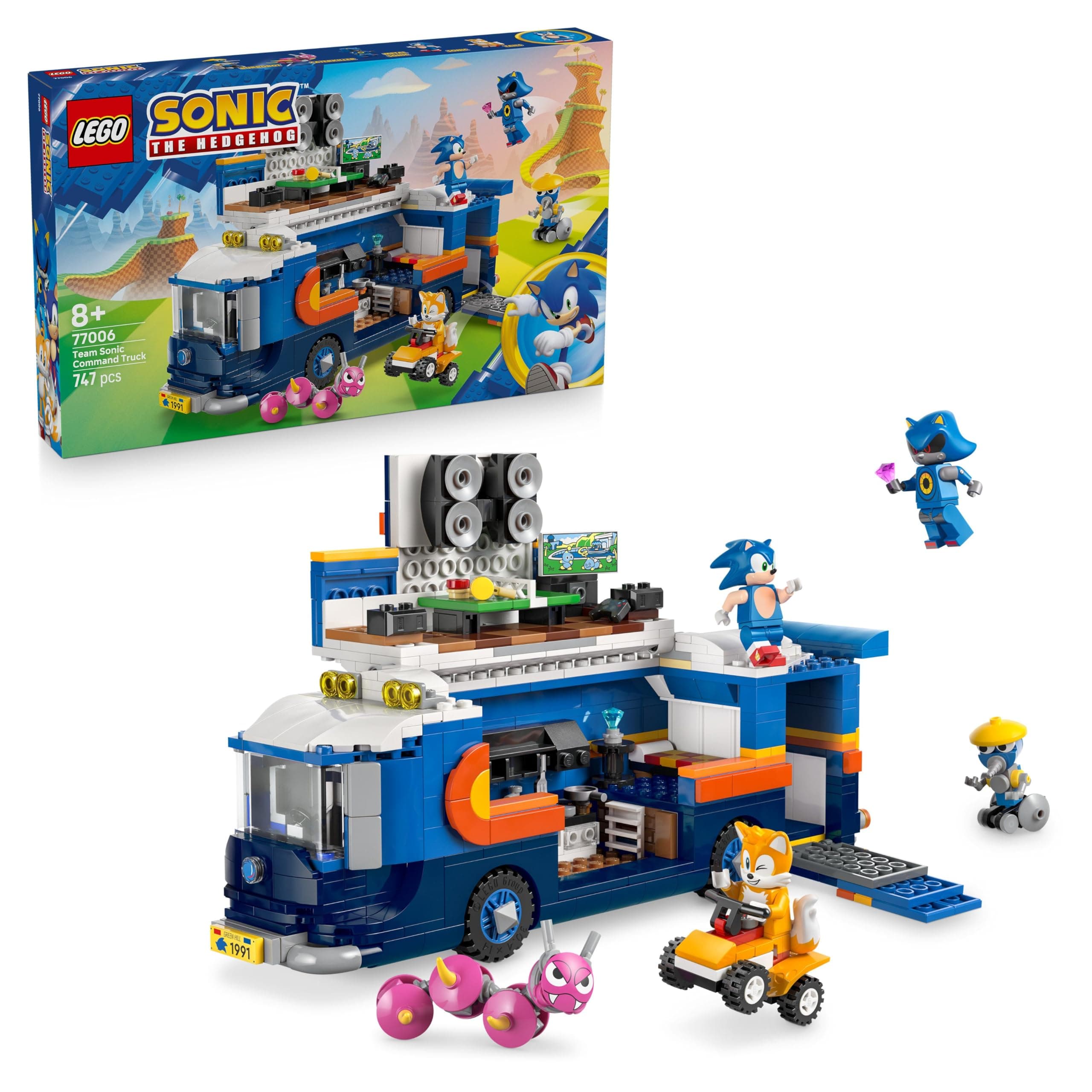 Конструктор LEGO Команден камион на екипа на Sonic, 77006