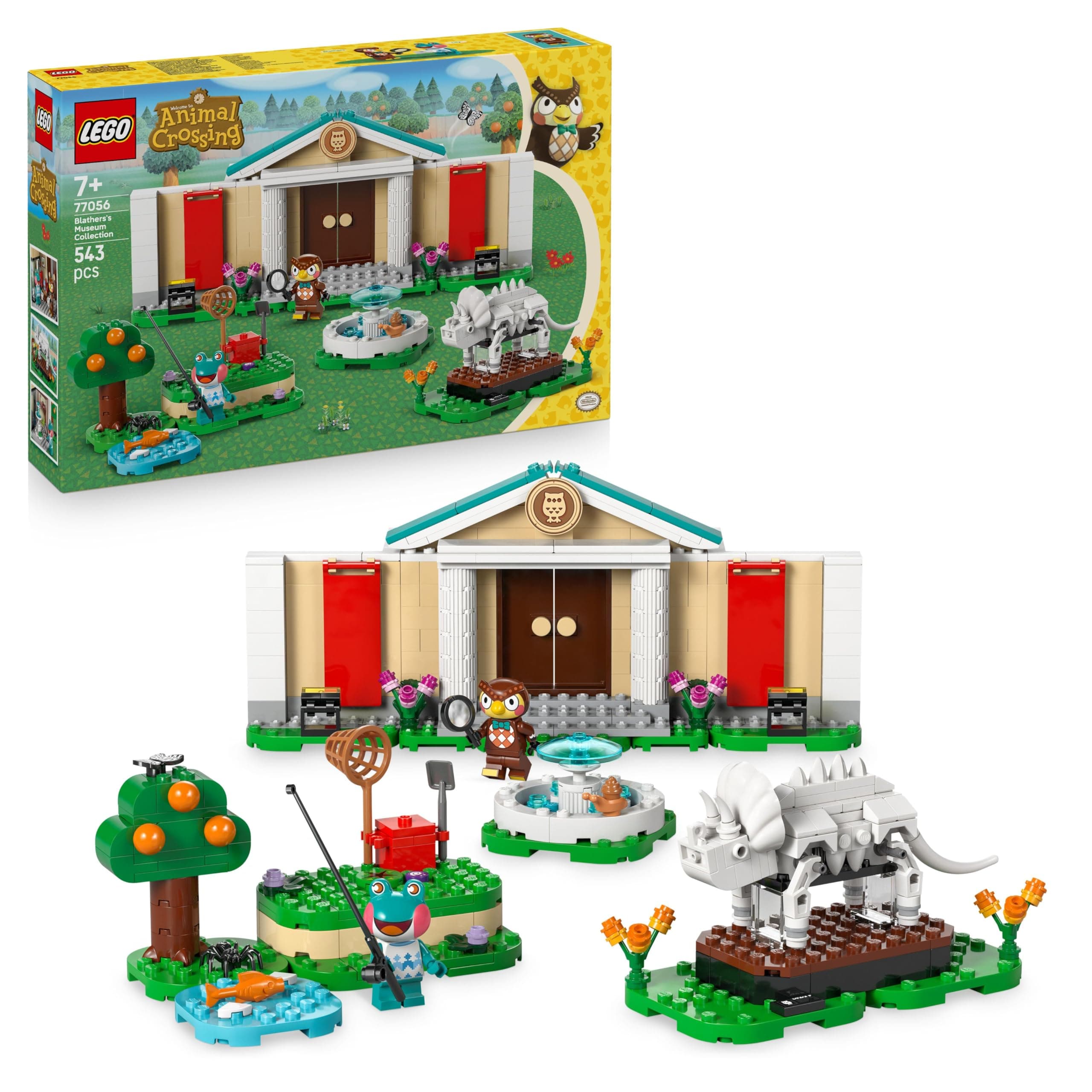 Конструктор LEGO Animal Crossing Музейна колекция на Blathers, 77056