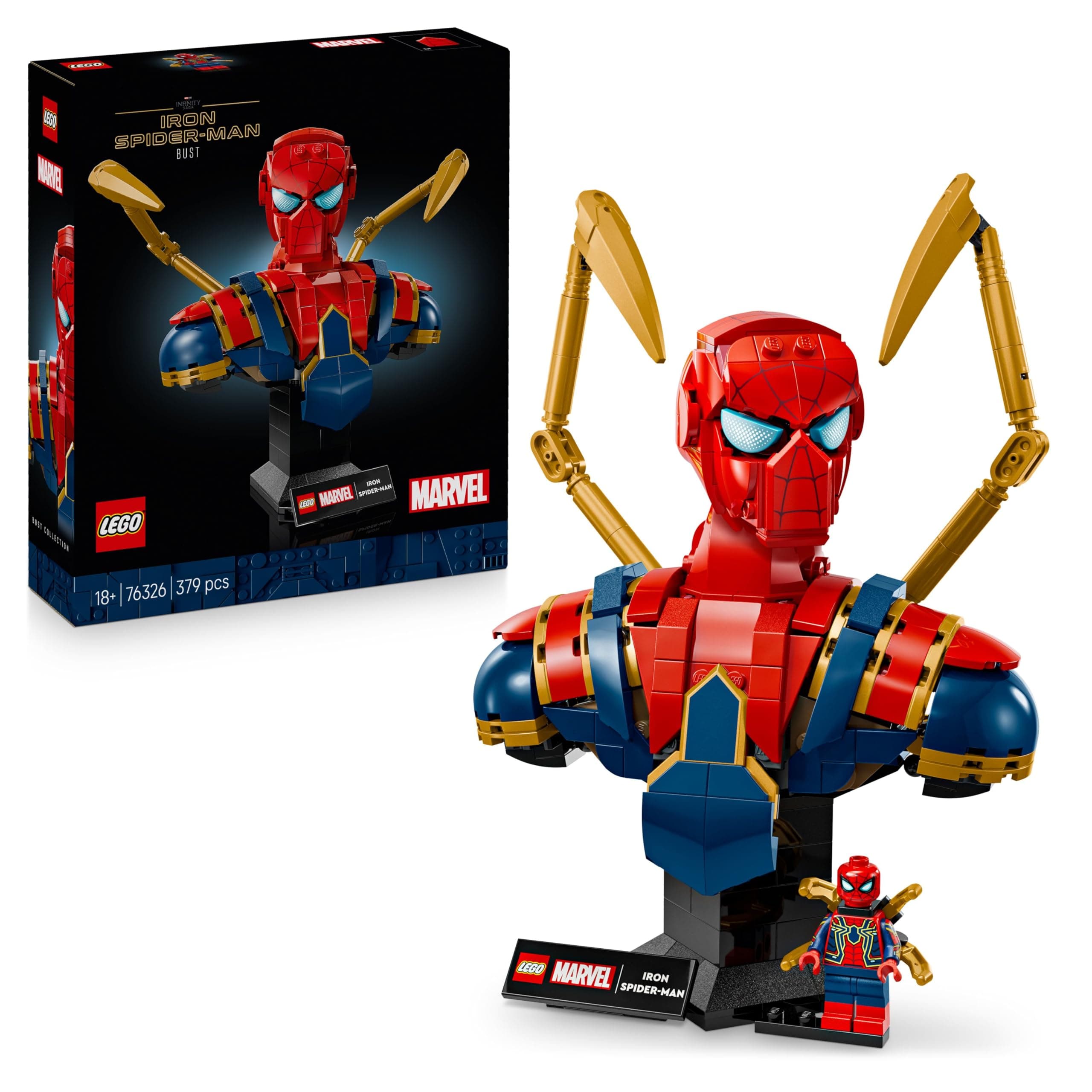 Конструктор LEGO Marvel Бюст на Железния Спайдърмен, 76326