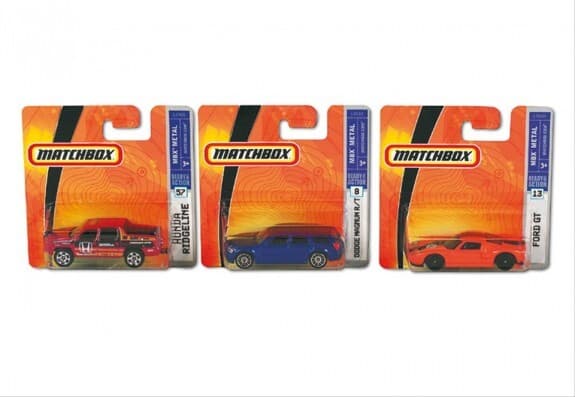 Метална количка Matchbox, асортимент