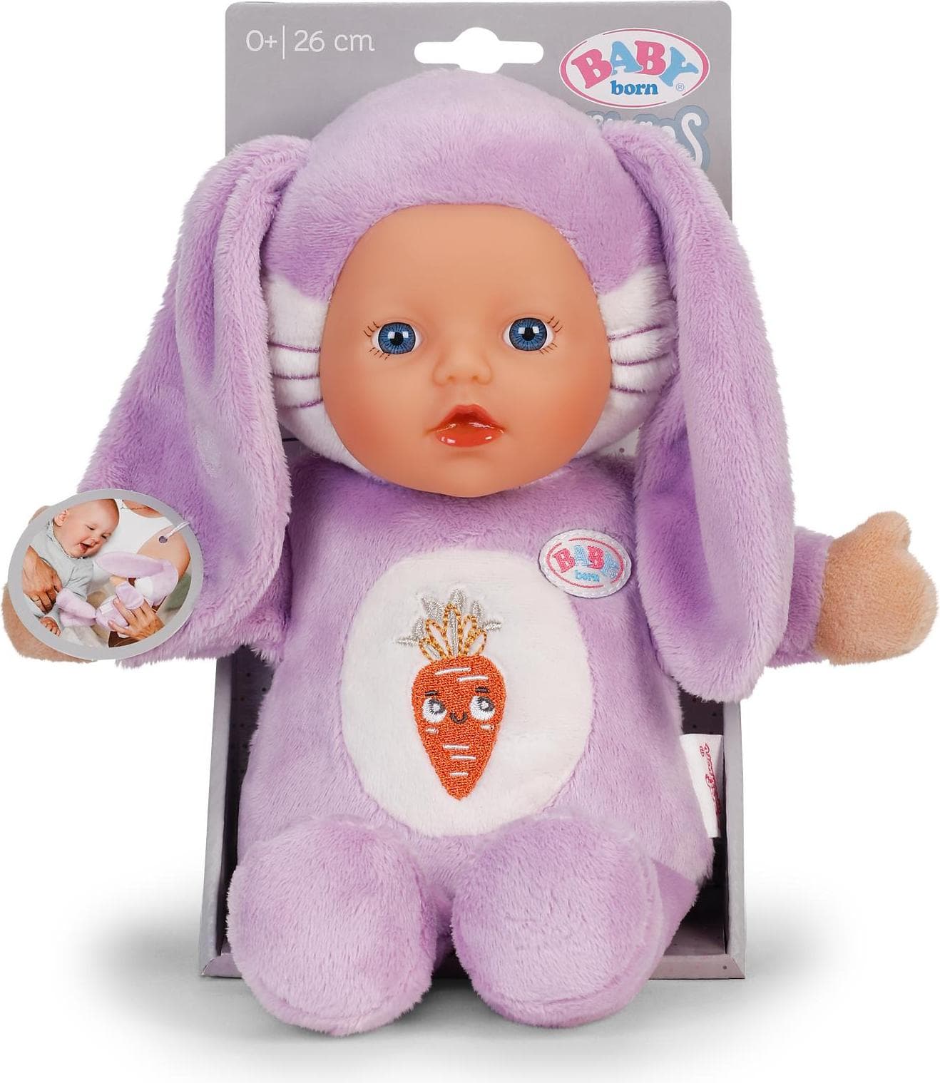 Baby Born - Мека кукла за бебета: Зайче, 26 см