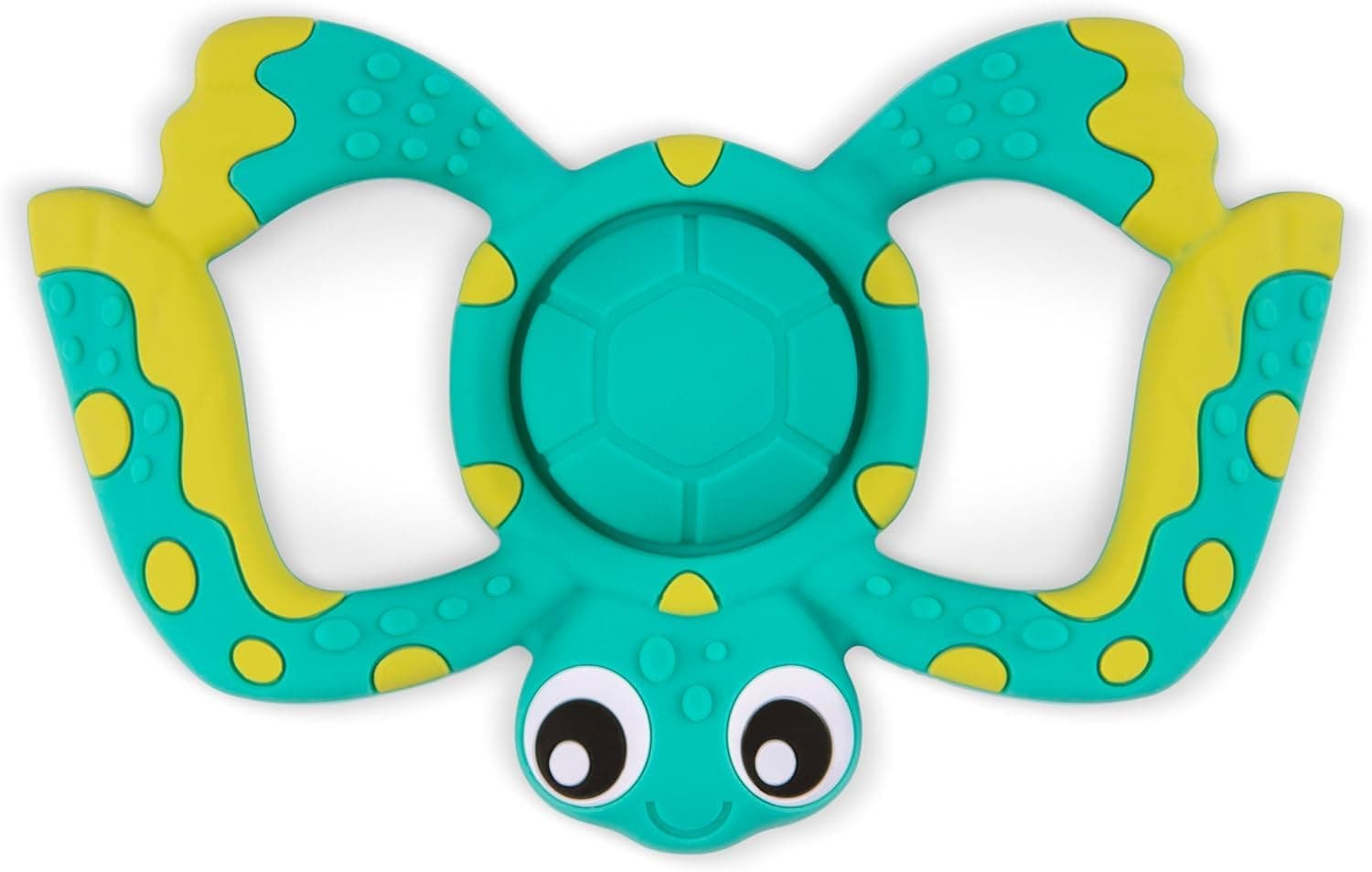 Playgro - Силиконова гризалка костенурка с пукаща черупка Popper, 6м+