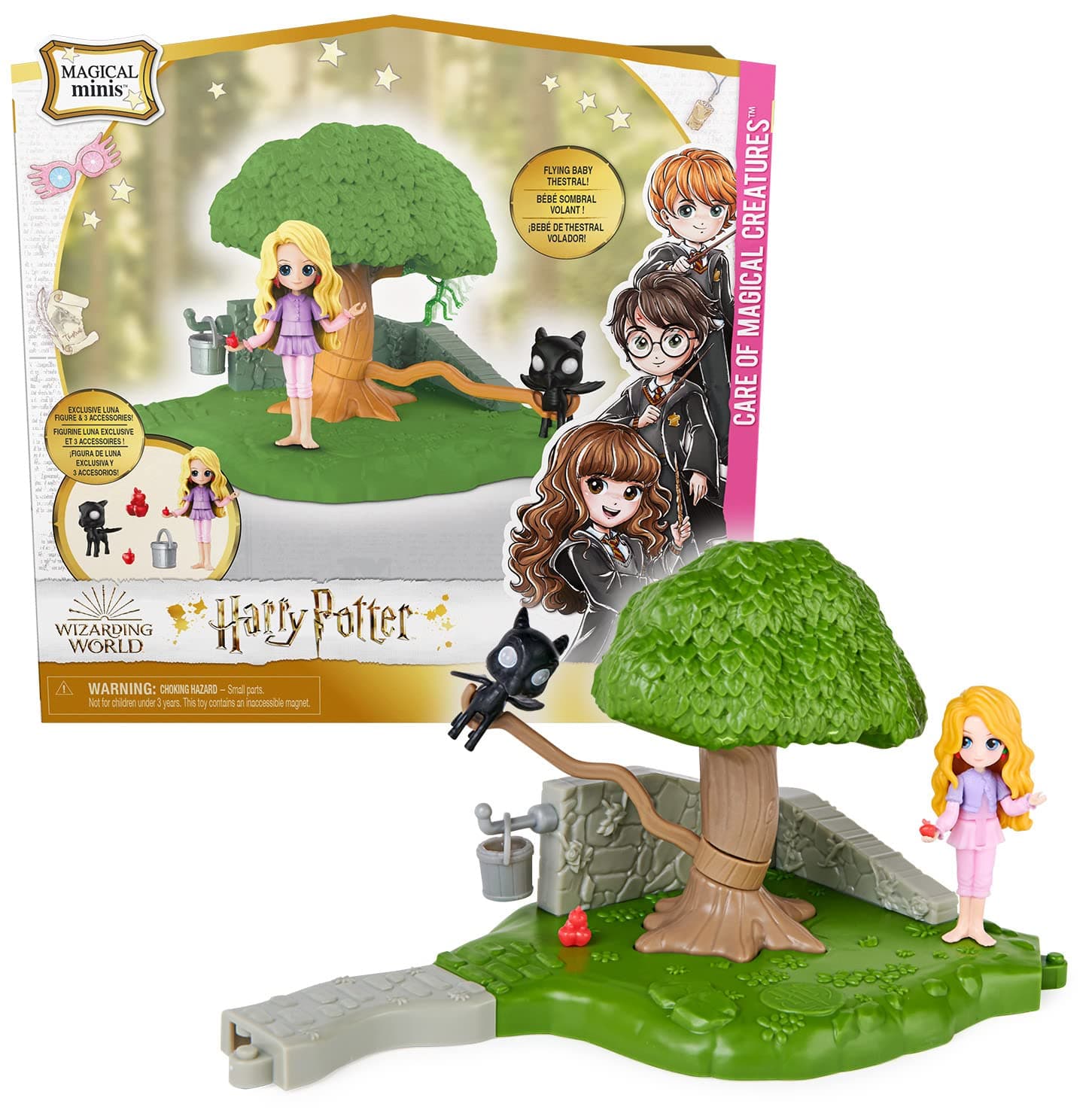 HARRY POTTER Градината на магическите създания с фигурка Луна