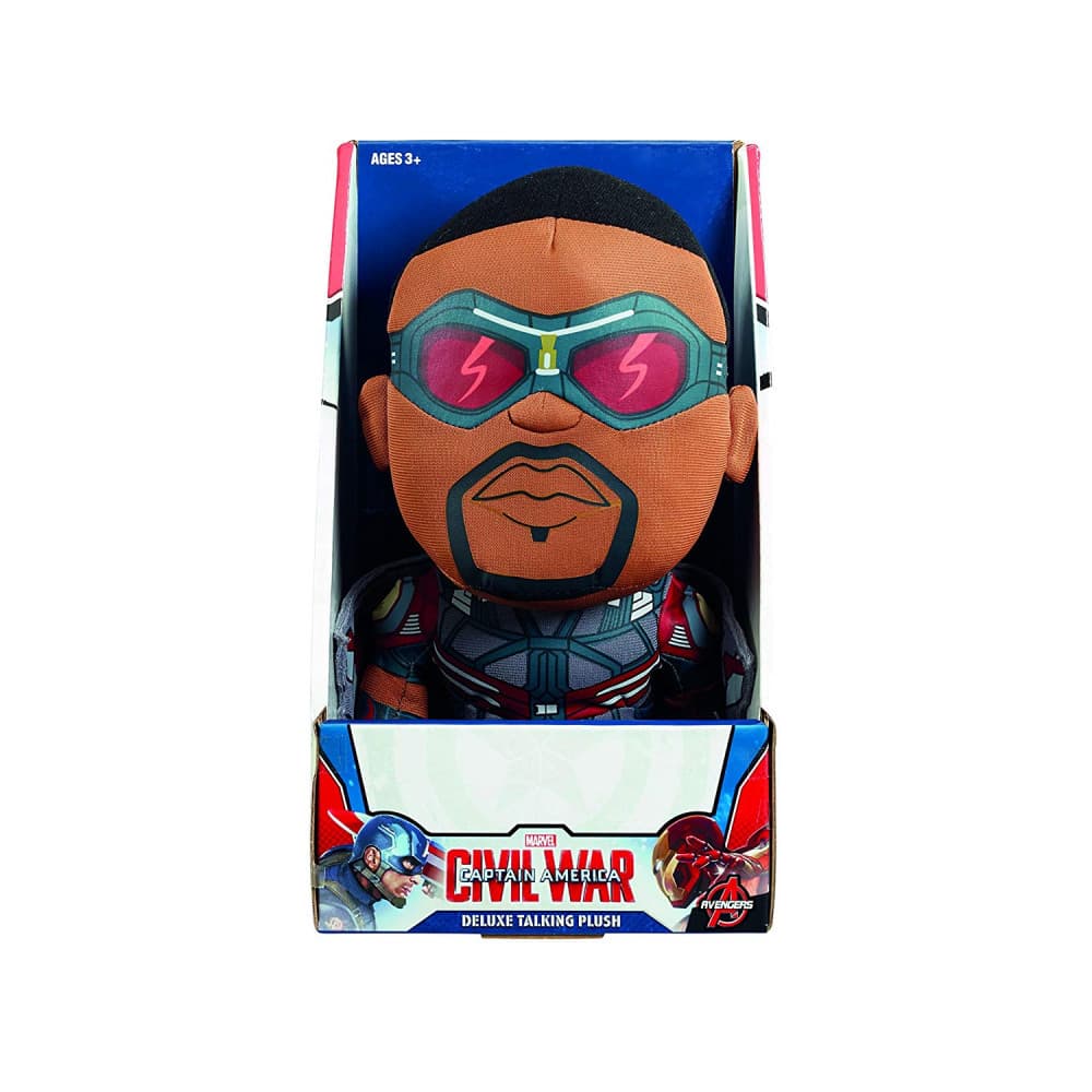 Плюшена говореща играчка от филма Капитан Америка - Marvel Captain America Civil War Falcon Plush 23 cm (сив)
