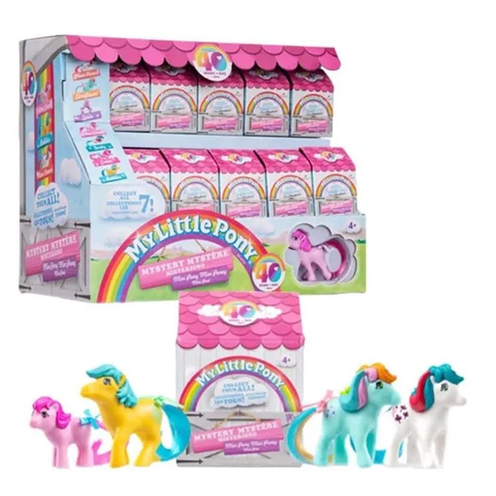 Един брой колекционерска мини фигурка - My Little Pony 40th Anniversary Collectable Figures Assortment (шарен)