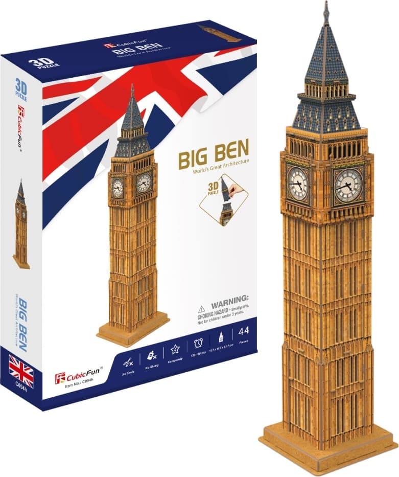 CubicFun 3D Пъзел BIG BEN C094h