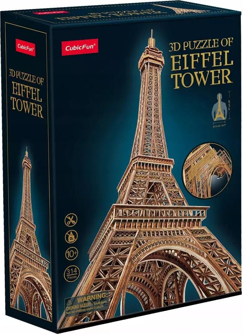 CubicFun Пъзел 3D Eiffel Tower 314ч.