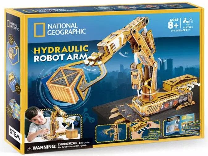 CubicFun 3D пъзел National Geographic STEM Робот с хидравлична ръка
