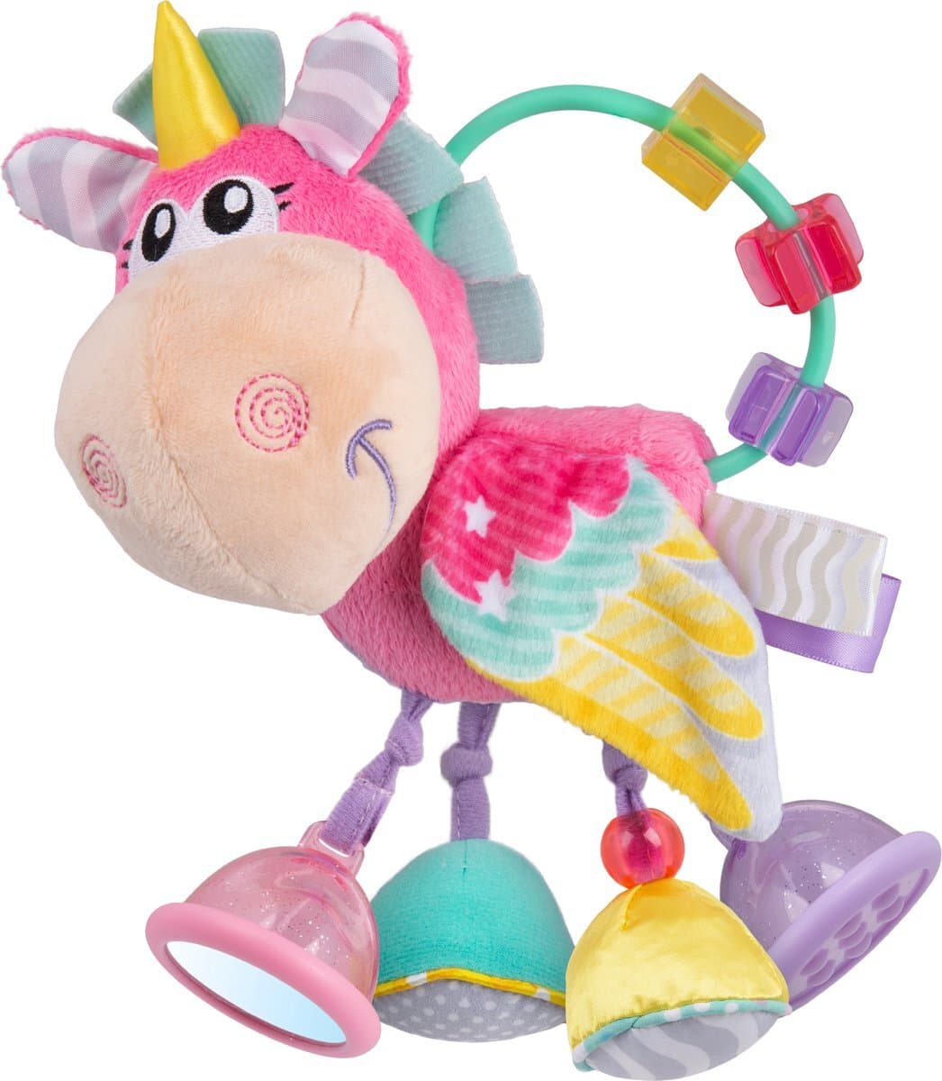 PLAYGRO Дрънкалка Кончето Хоп Троп, 3м+, Розова 0183303