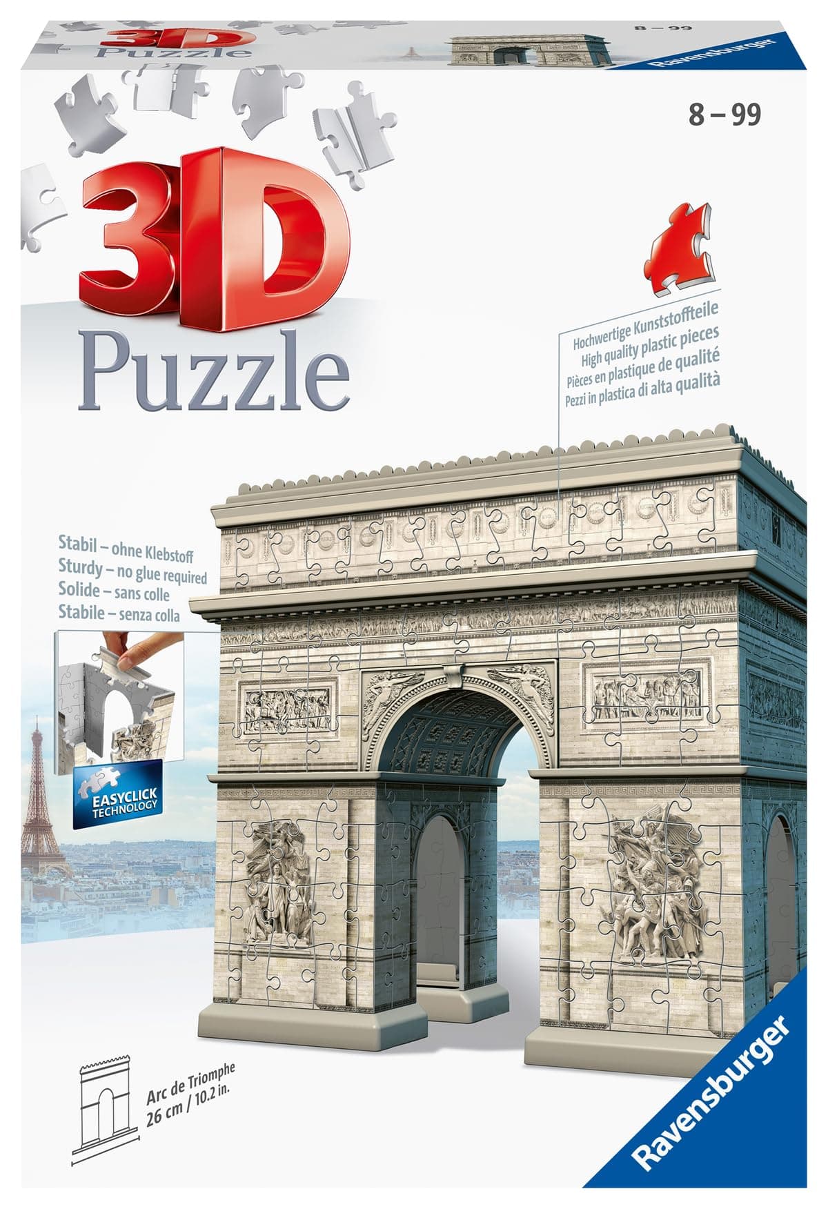 3D Пъзел Ravensburger 216 ел. - Триумфалната арка