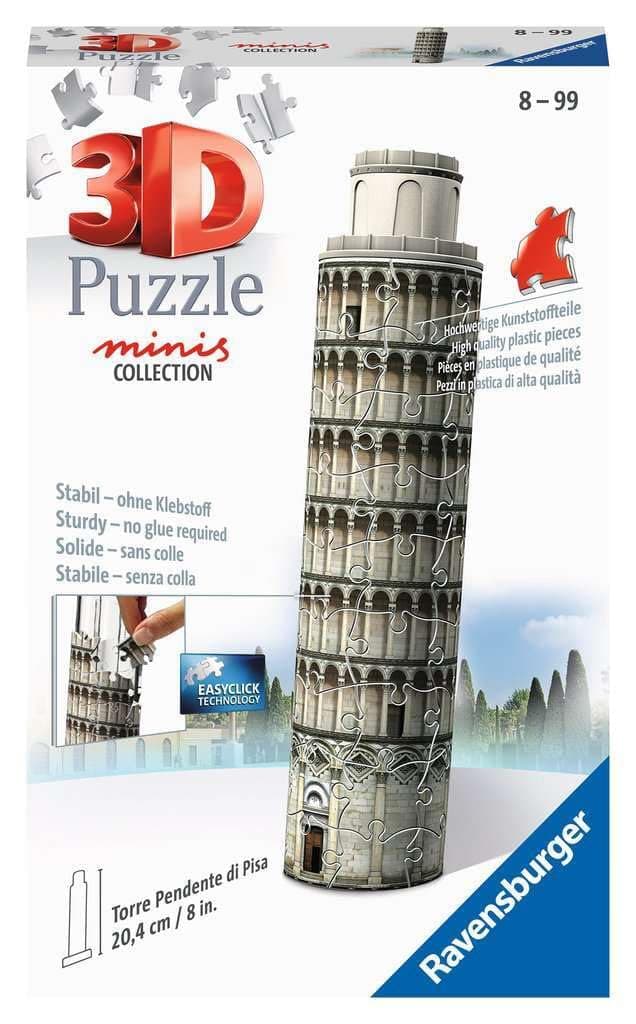 3D Пъзел Ravensburger 54 ел. - Мини кулата в Пиза