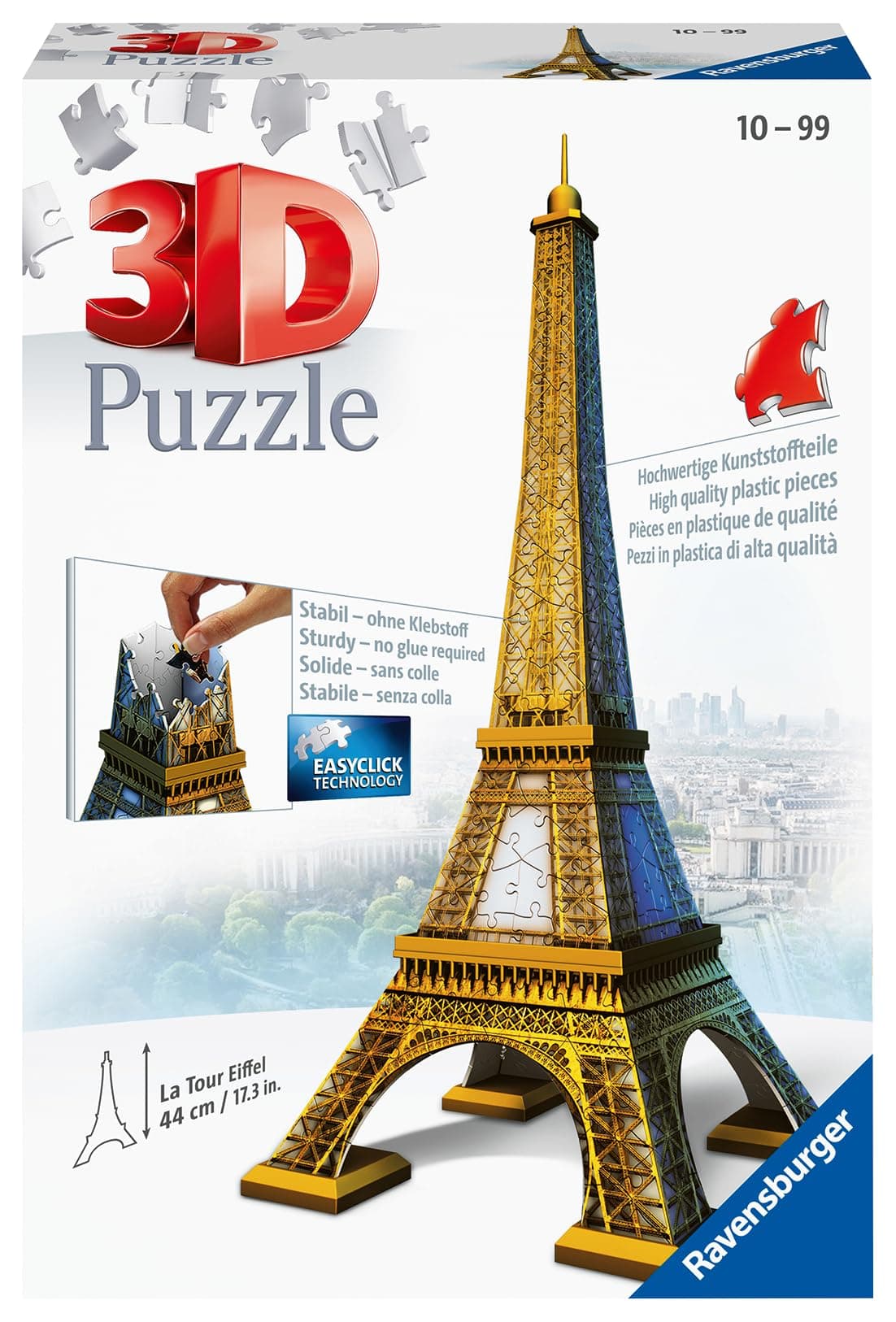 3D Пъзел Ravensburger 216 ел. - Айфеловата кула в Париж