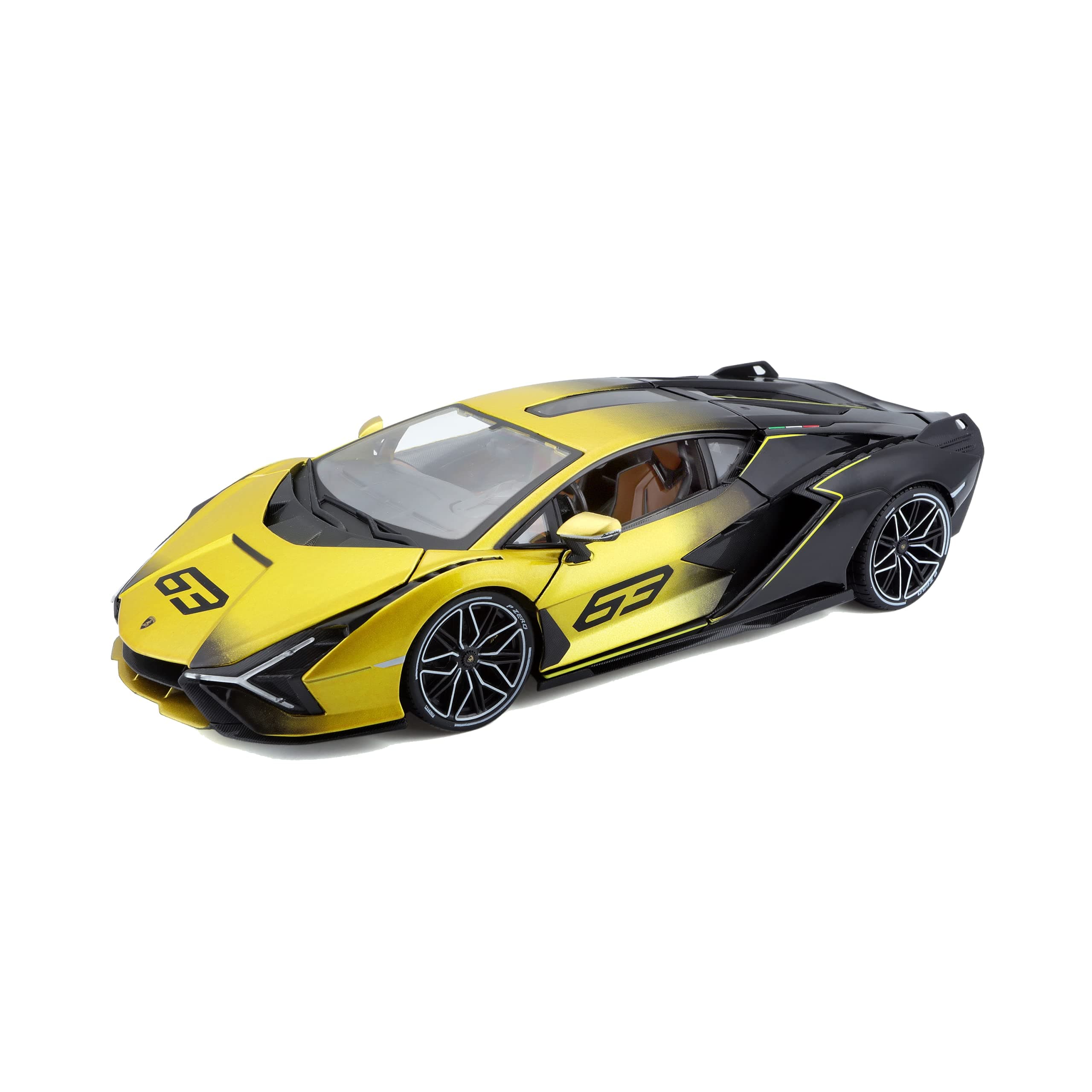 Bburago Plus - модел на кола 1:18 - Lamborghini Sian FKP 37 с преливащи цветове