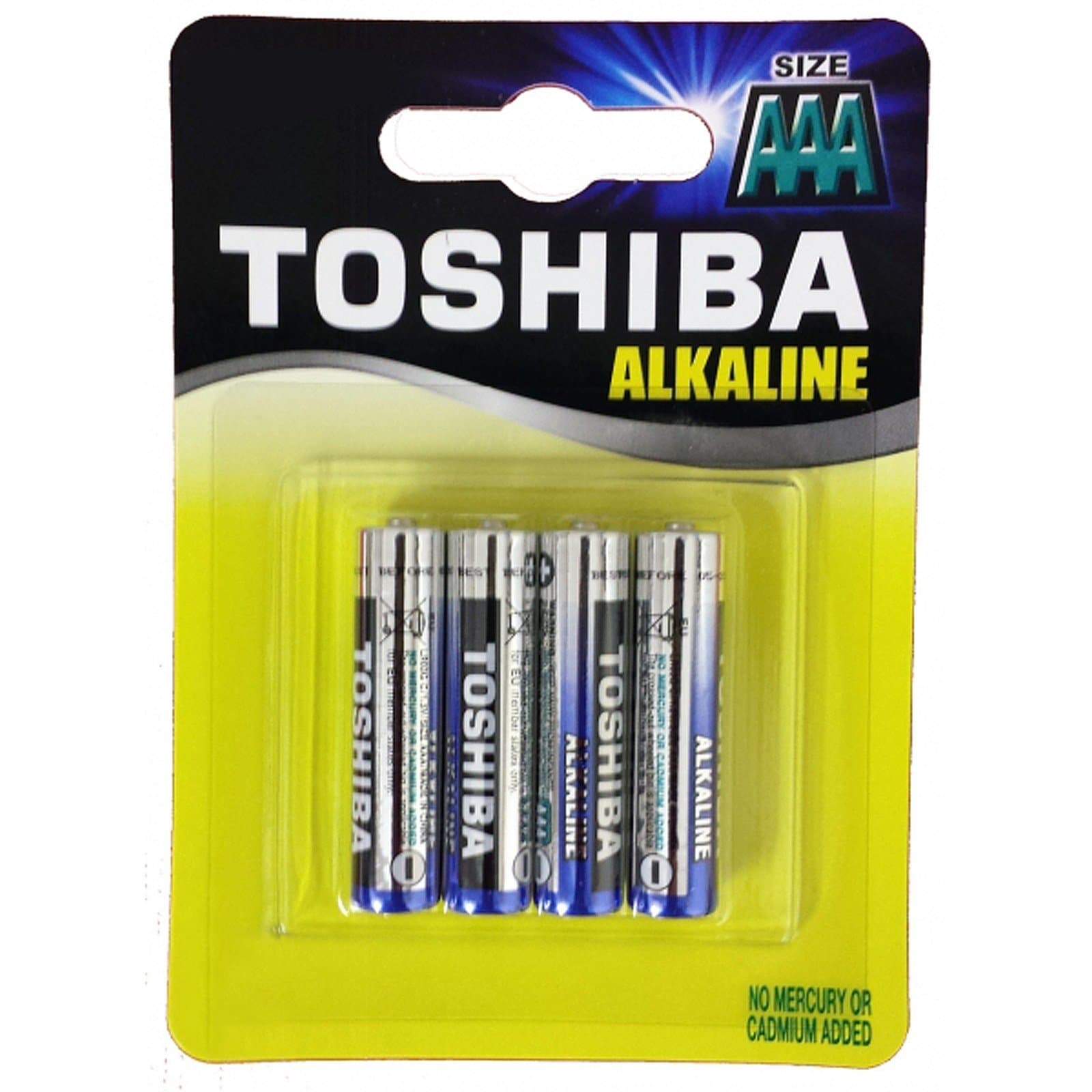 Батерии TOSHIBA Alkaline LR03 (AAA) 1.5V 4бр. Блистер
