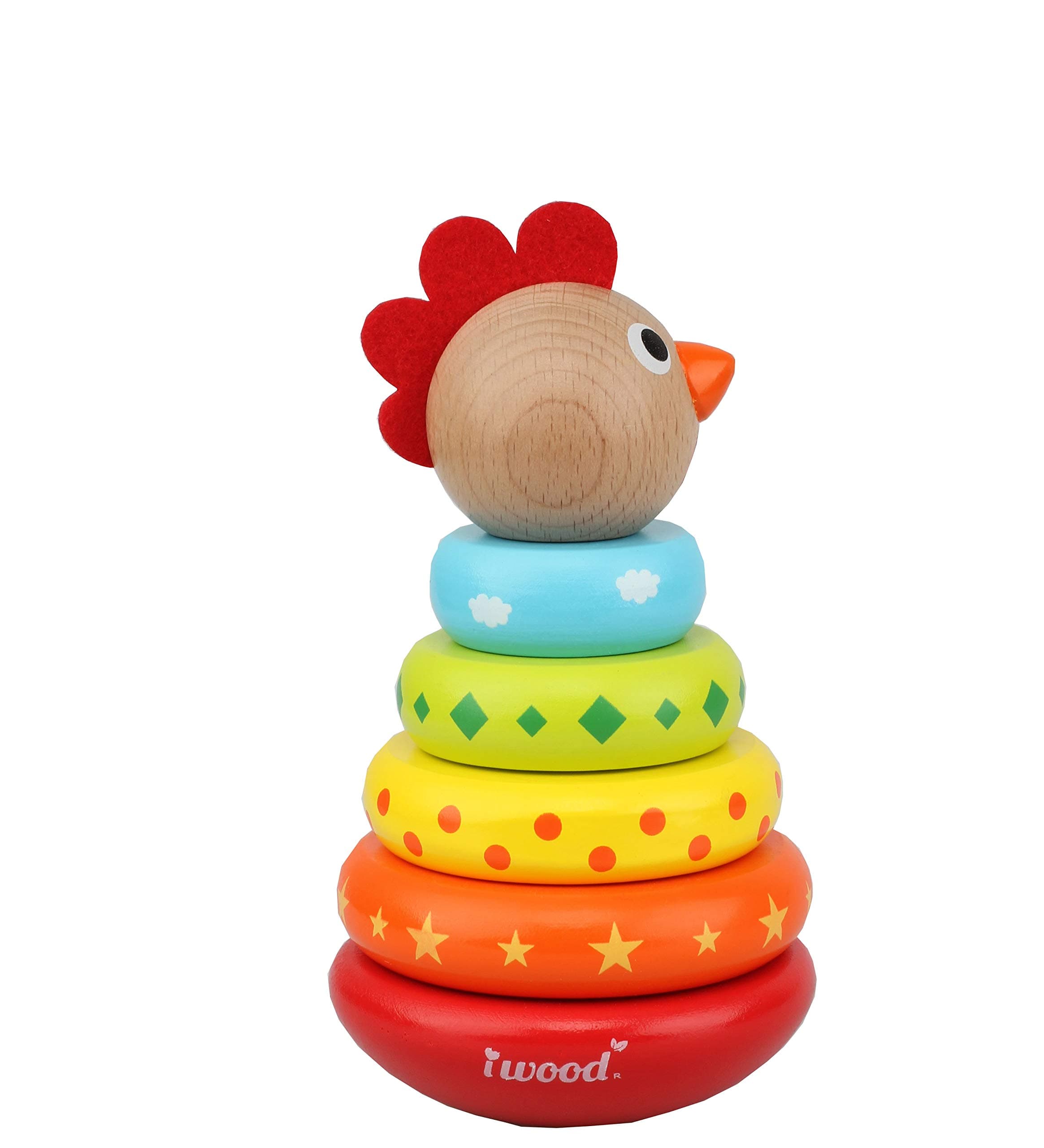 Дървена играчка - Кокошка