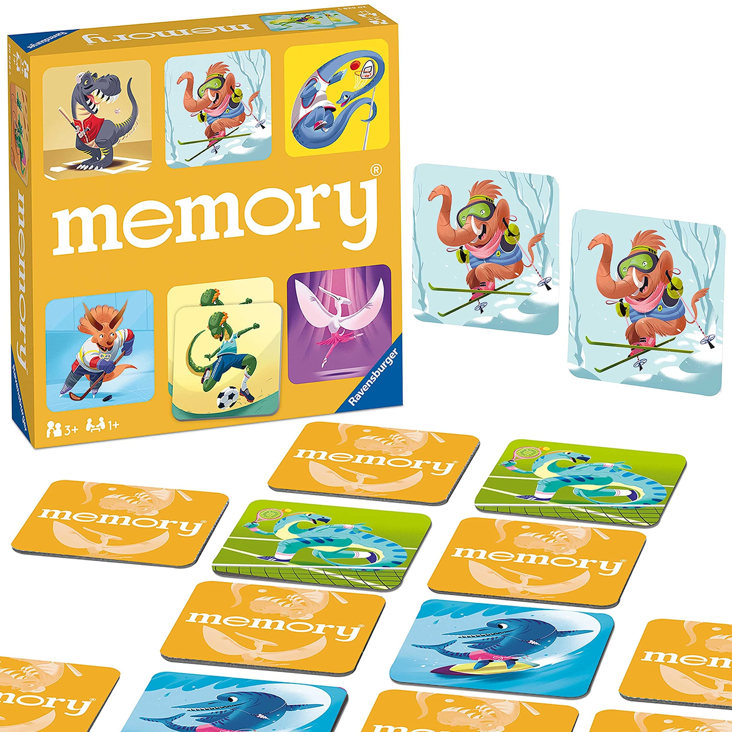 Мемори карти Ravensburger - Динозаври, 48 бр.